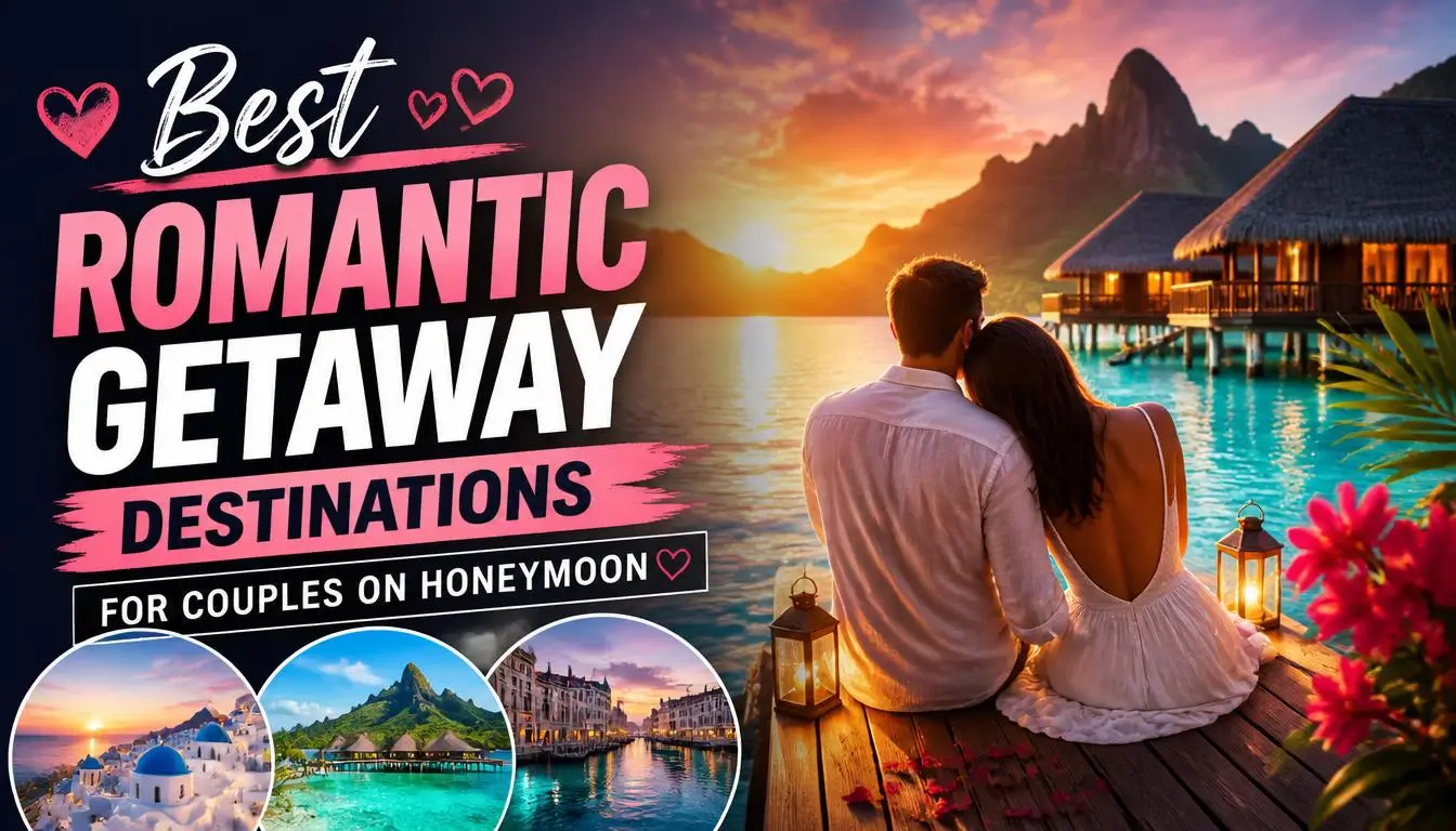 Best Romantic Getaway Destinations for Couples on Honeymoon
