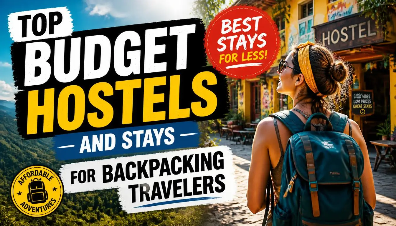 Top Budget Hostels and Stays for Backpacking Travelers